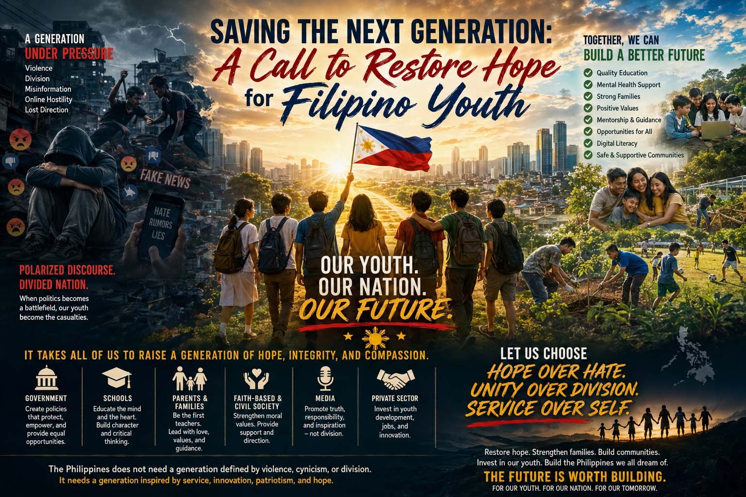 Saving the Next Generation: A Call to Restore Hope for Filipino Youth