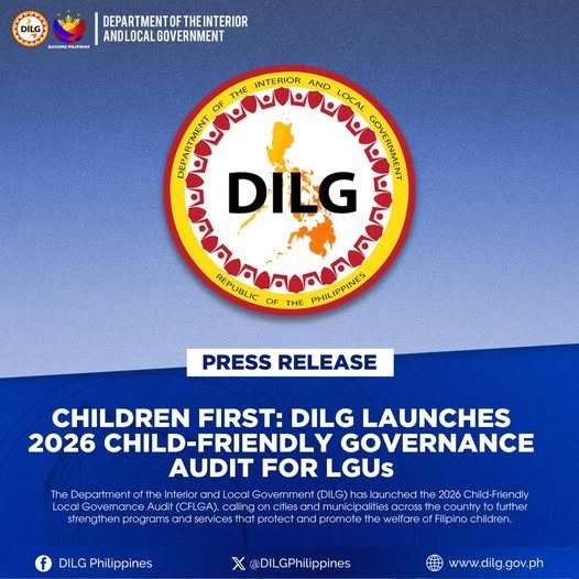 Children First: DILG Launches 2026 Child-Friendly Governance Audit for LGUs