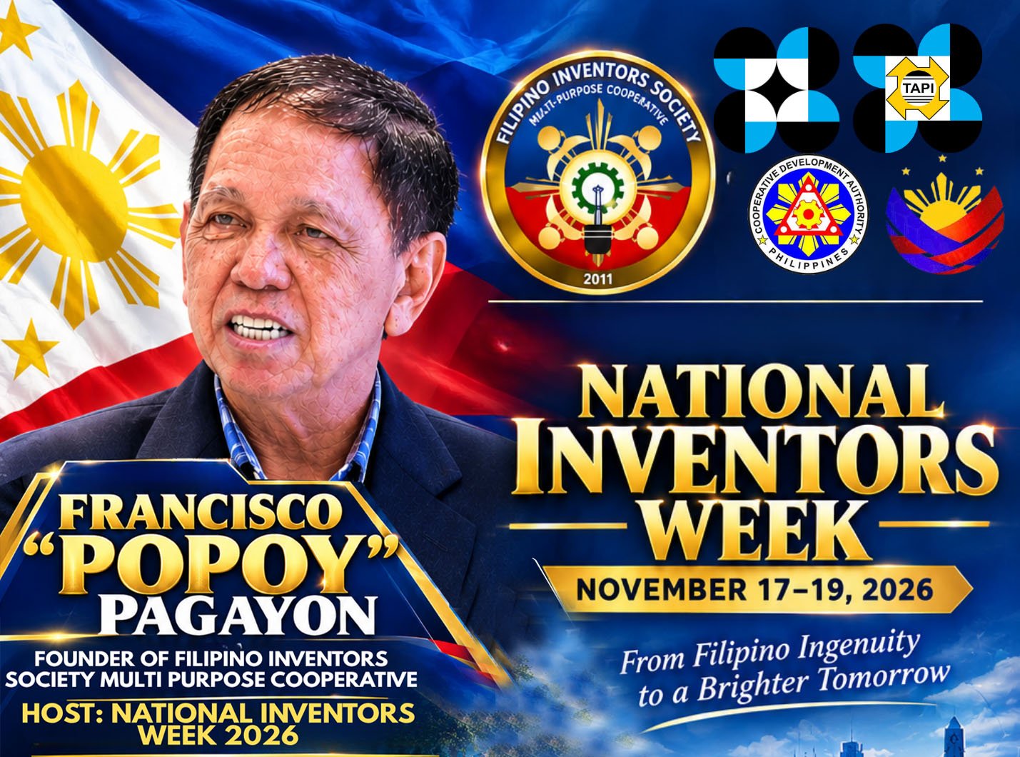 Tagalog Text Message NATIONAL INVENTORS WEEK 2026 TO CHAMPION FILIPINO INGENUITY ...